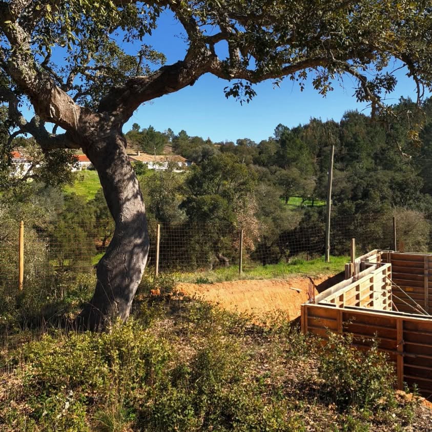 House progress, today, Aljezur