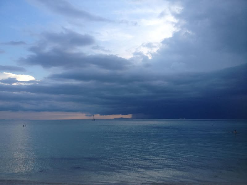 Where the Storm Meets the Calm: A Tropical Sky Story