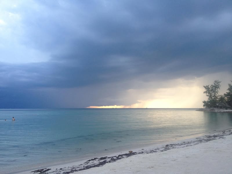 Where the Storm Meets the Calm: A Tropical Sky Story