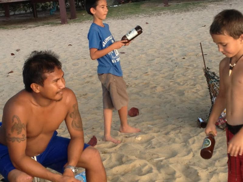 Beachside Skills: Learning Bottle Rolling at Ko Ma Beach