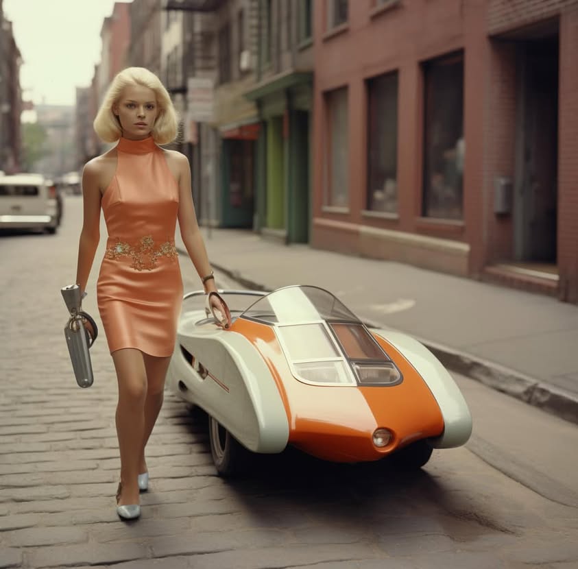 Back to the future (Prompts in caption)