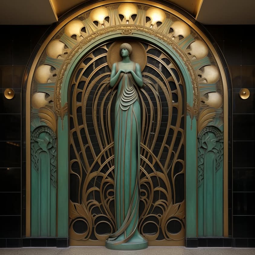 Art Deco and Art Nouveau, though distinct artistic movements, share…