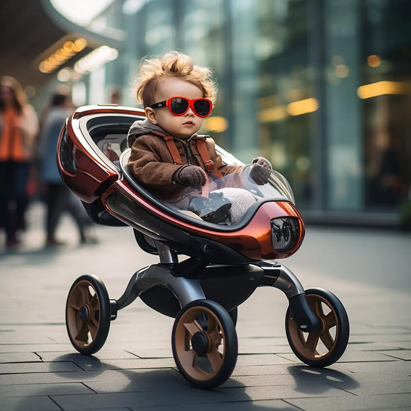 Introducing “The Baby Cruiser” – the future of infant transportation…