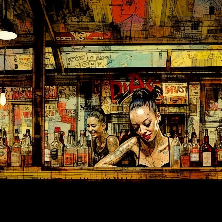 I met her in a club down in old Soho…