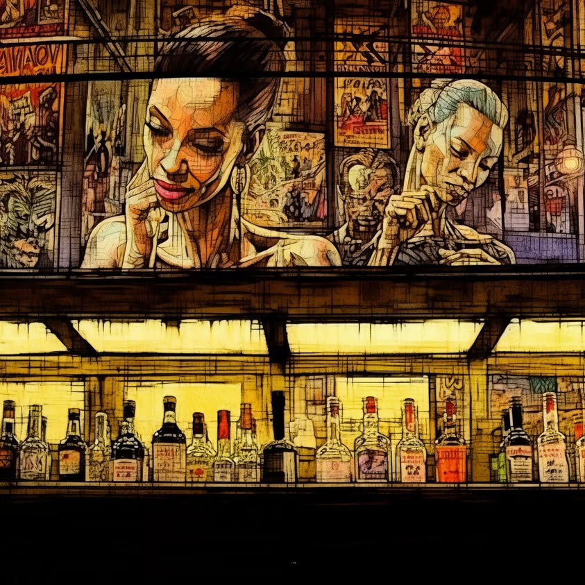 I met her in a club down in old Soho…