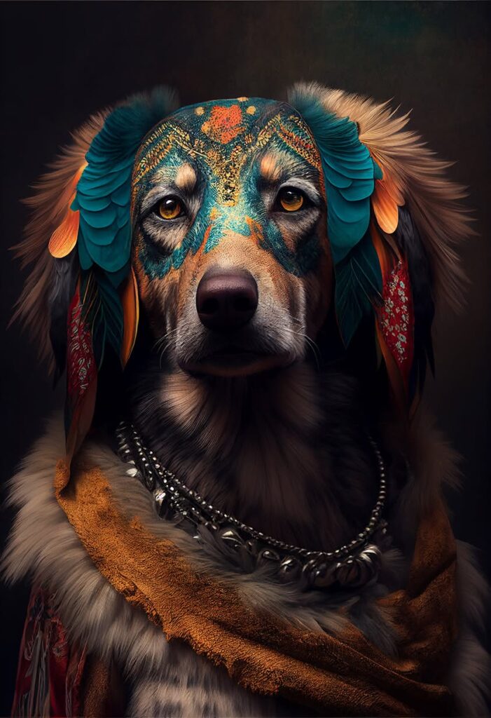 The Bohemian Dog This image is from our early projects,…