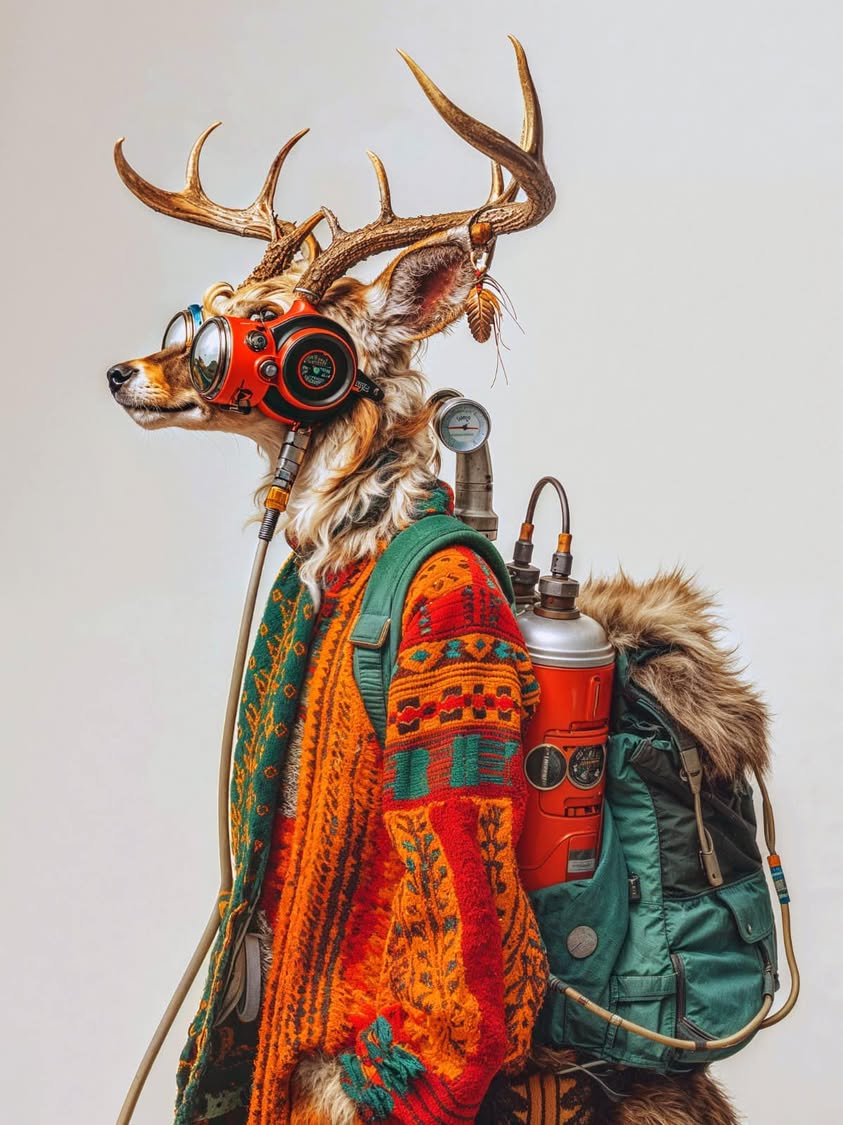 Survivalist Chic (Dream oxygen tank for high-altitude hikes) Free high-res…