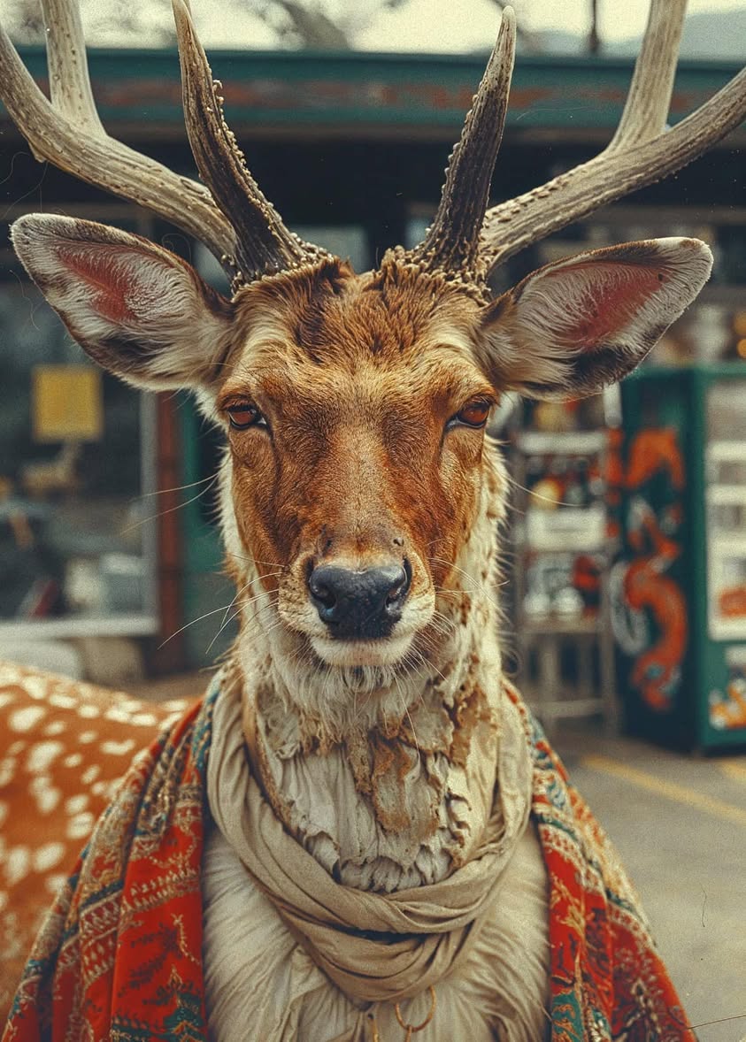 Yesterday I saw courage in the eyes of the wild