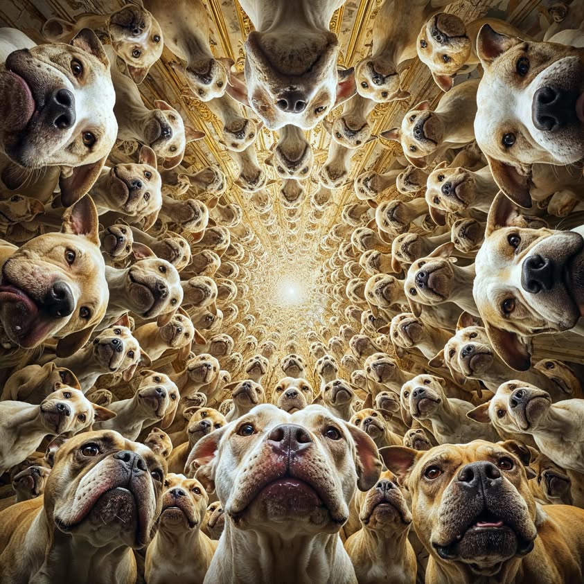 Puppy Vortex: Dive into a spiral of smiles. Follow me…
