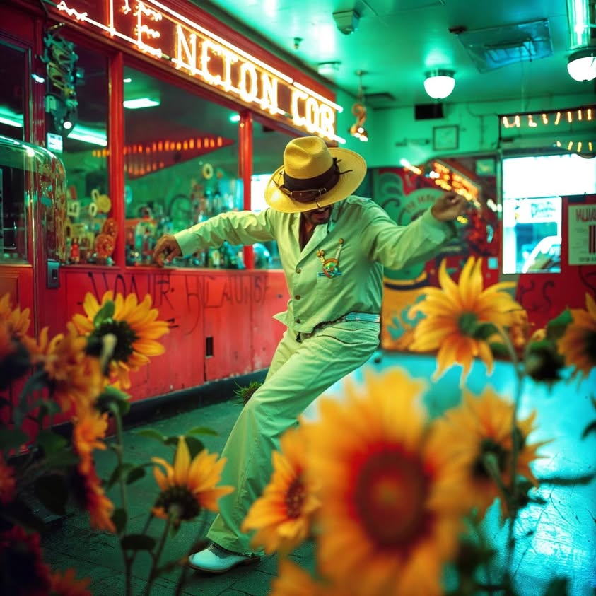 Sunflower Groove: Where flowers bloom and feet move>>Follow me on…