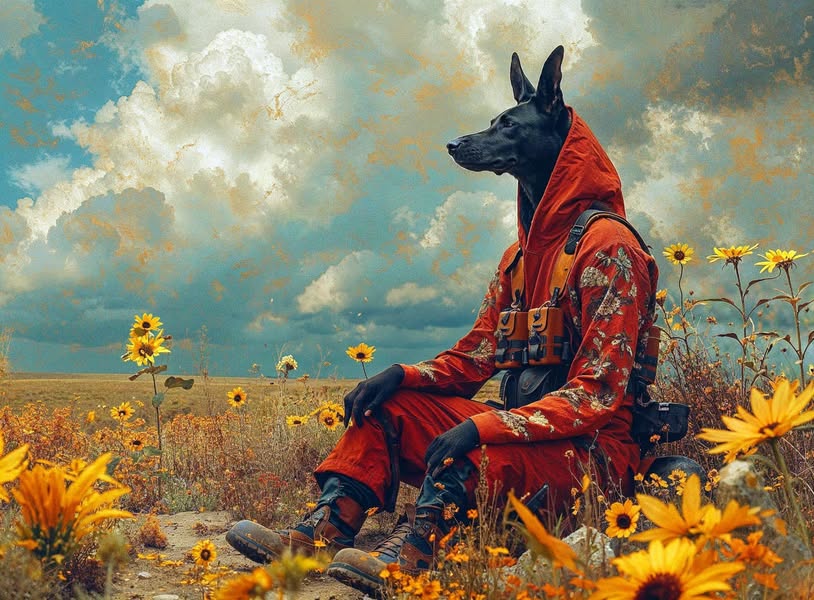 Chasing dreams across sunlit fields. Follow me on WarpCast!