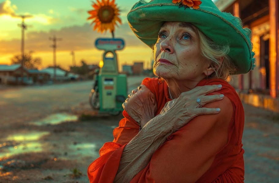 Golden Hour Grace: Finding solace in the warm embrace of…