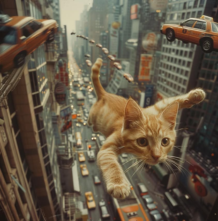 “Cats are intended to teach us that not everything in…