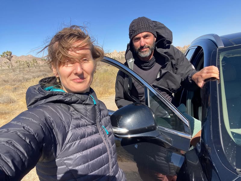 This morning at Joshua Tree Park with Iza Koltan, we…