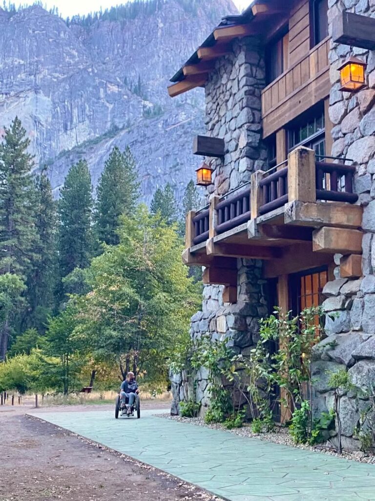 Yosemite in a wheelchair hits different. Rolling through those cliffs…