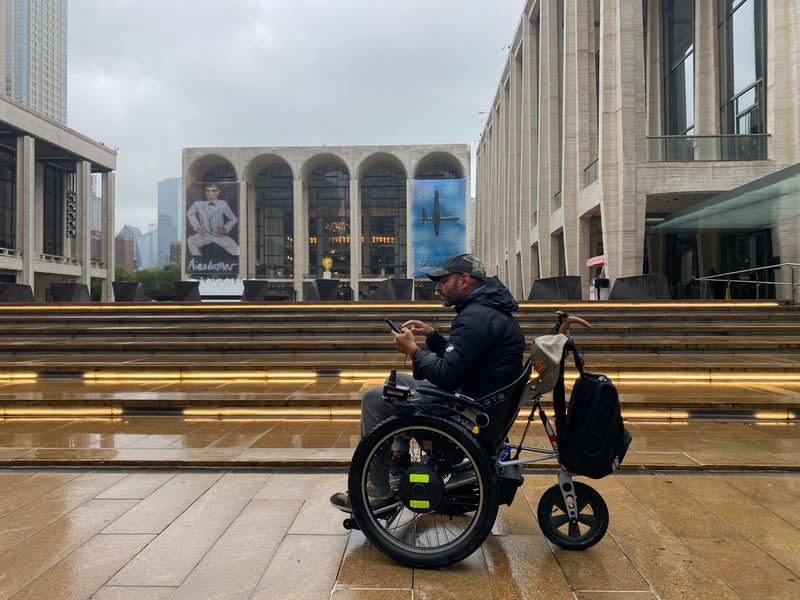 Manhattan in the rain has its own charm – wet…