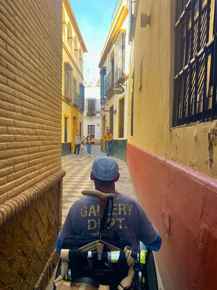 Seville’s maze of alleys – great for wheels