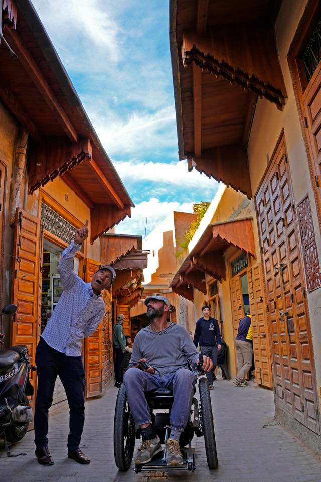 My friend Khalid is showing me around the Medina in…