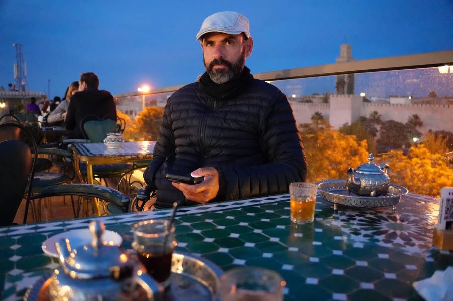 Medina rooftop in Meknes. Took 20 minutes, 3 flights of…