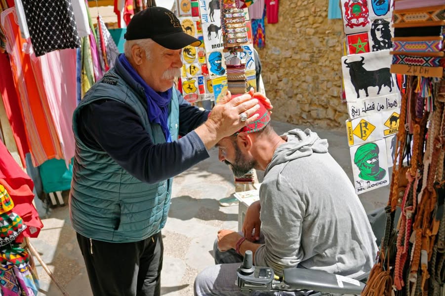 We sat and talked for a while. He told me…