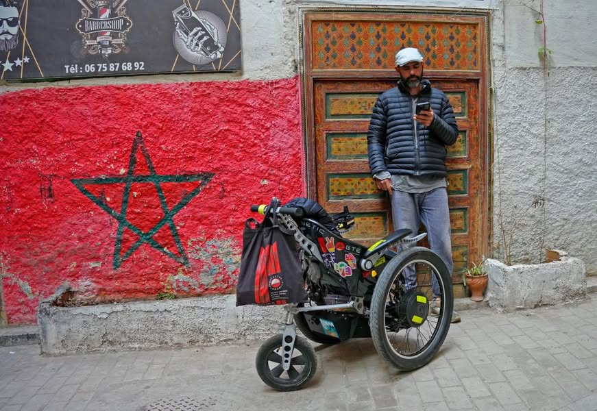 The Medina wasn’t built for wheels. But I rolled through…