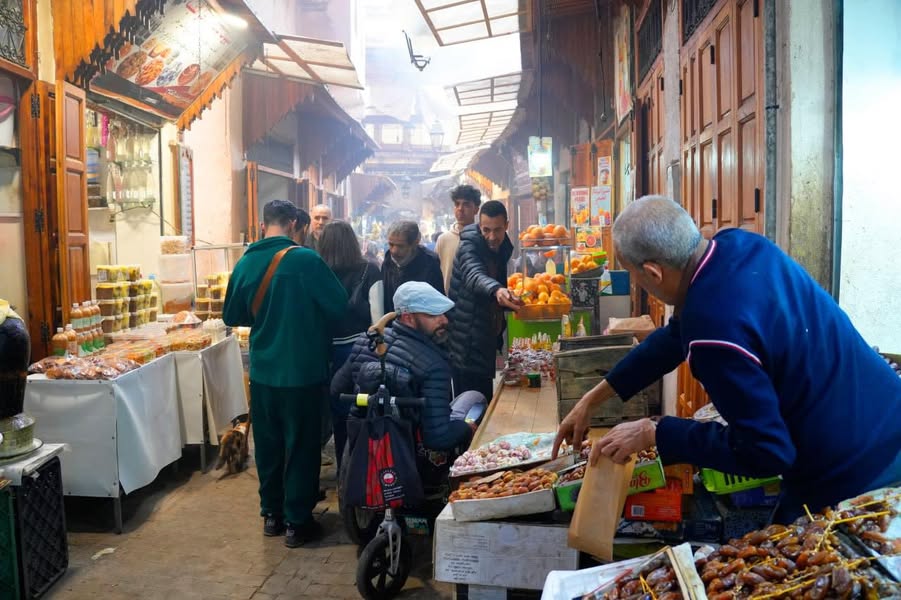 Tried to buy a few dates in the Medina. No…