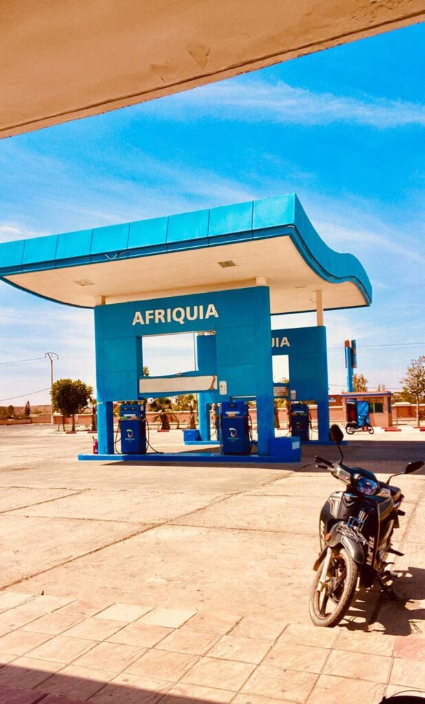 Stopped for a bathroom. Middle of nowhere. Six hours driving…