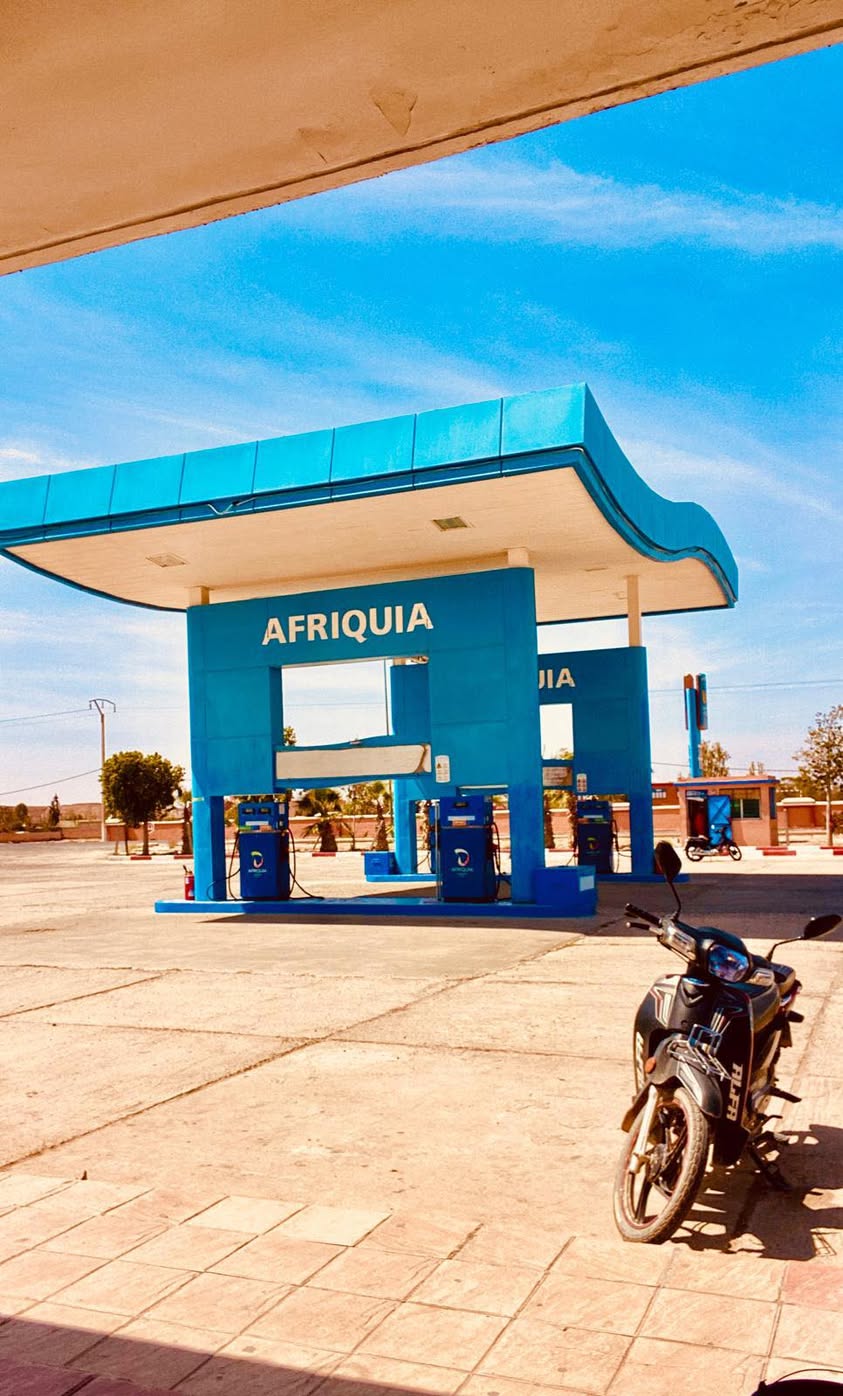 Stopped for a bathroom. Middle of nowhere. Six hours driving…