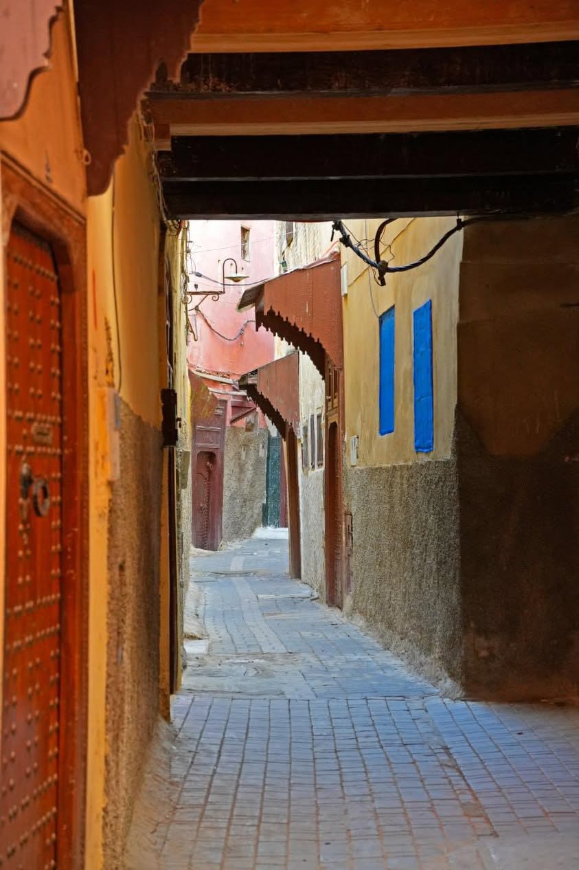 You don’t walk straight here – you weave You adjust…