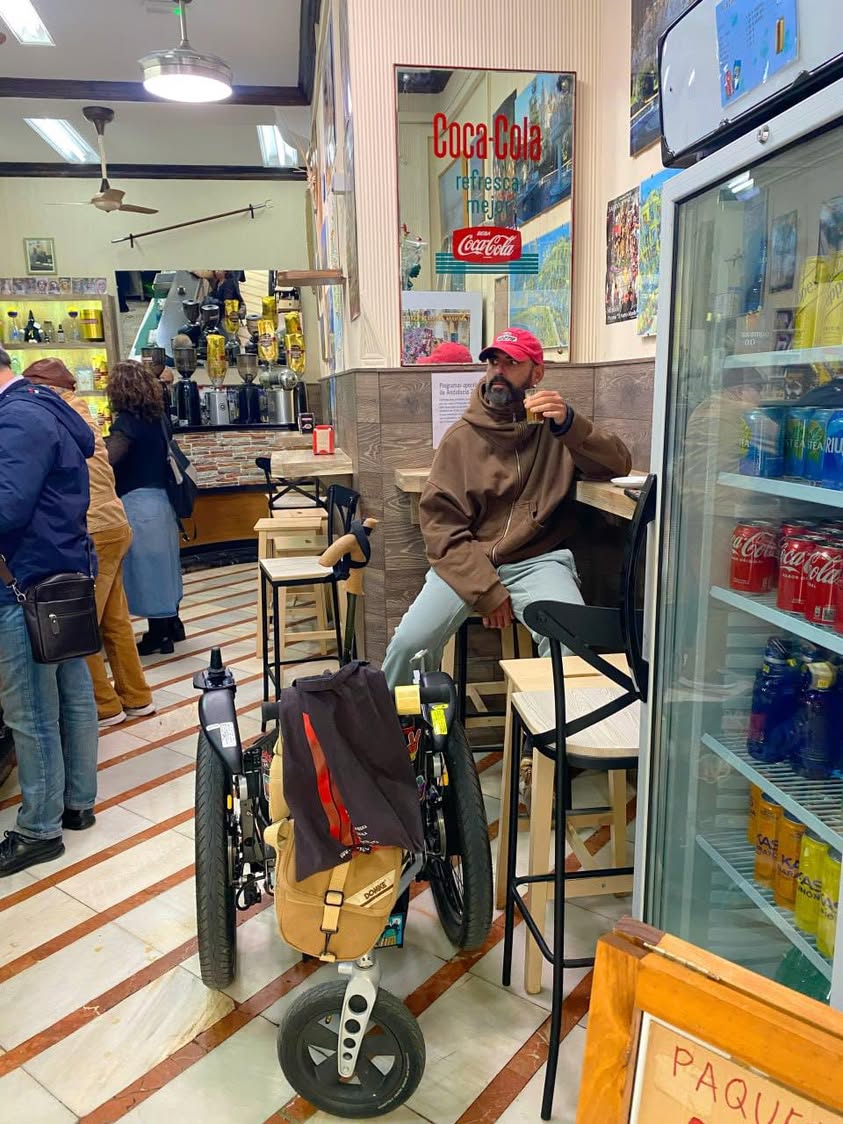 Go sit alone. Not at home. Not in bed -…