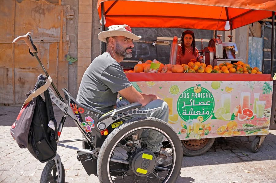 Who says you can’t walk, or roll, through the streets…