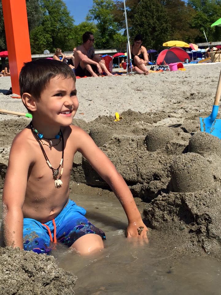 Poolside Serenity: Catching Rays by the Water